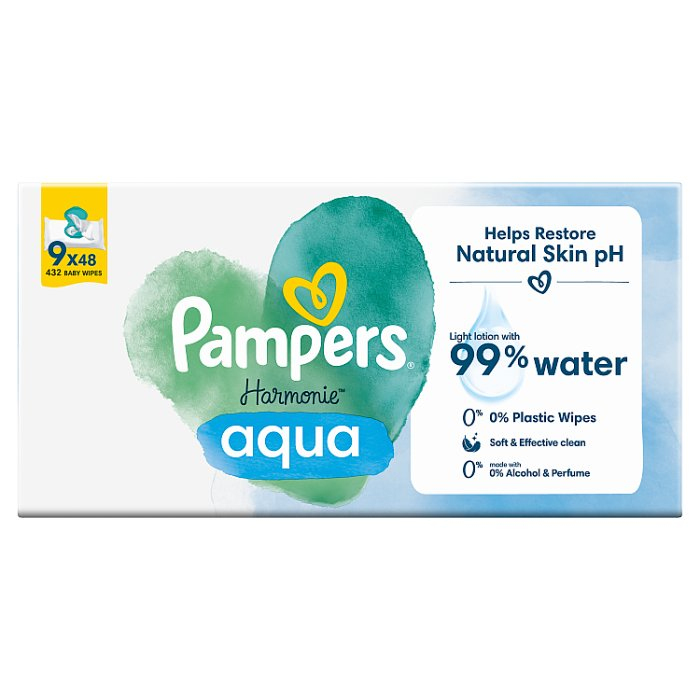 pampers aqua pure chusteczki nawilzane skład