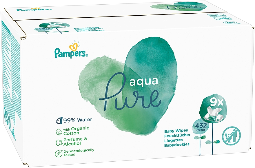 pampers aqua pure wipes uk