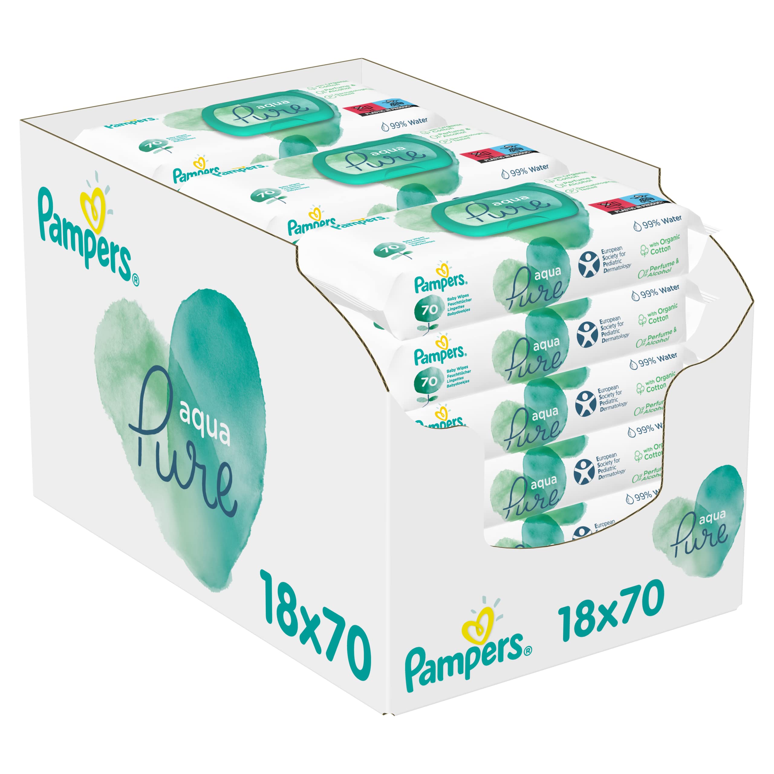 pampers aqua pure wipes uk