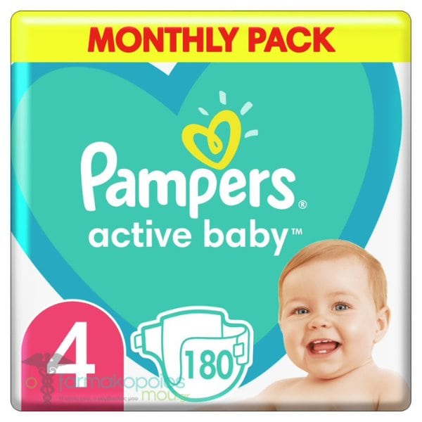 pampers baby active 4
