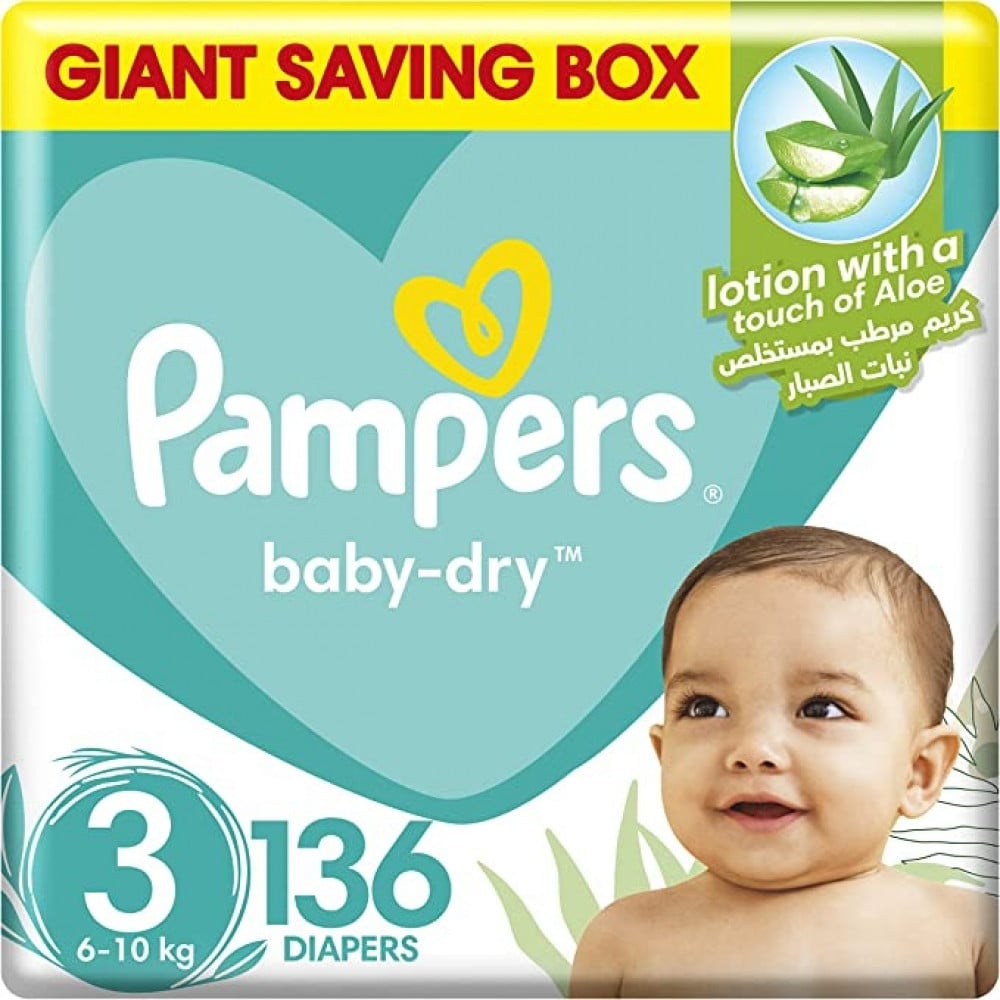 pampers baby dry 136