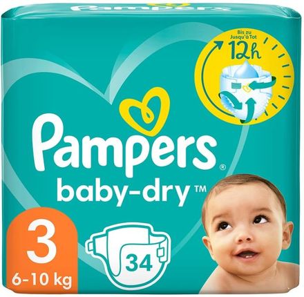 pampers baby dry 4 34 szt