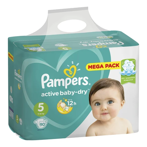 pampers baby dry 5 90