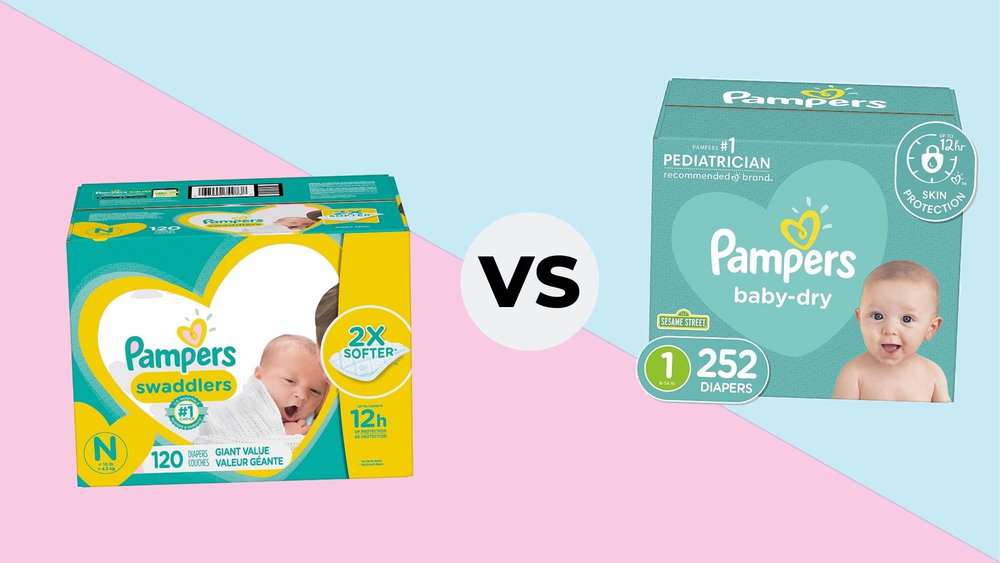 pampers baby dry i zwykly