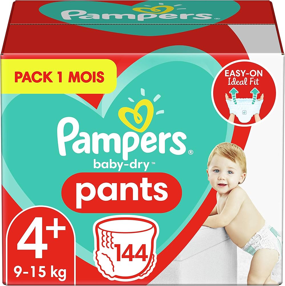 pampers baby dry pants couches-culottes taille 4 9-15 kg pack