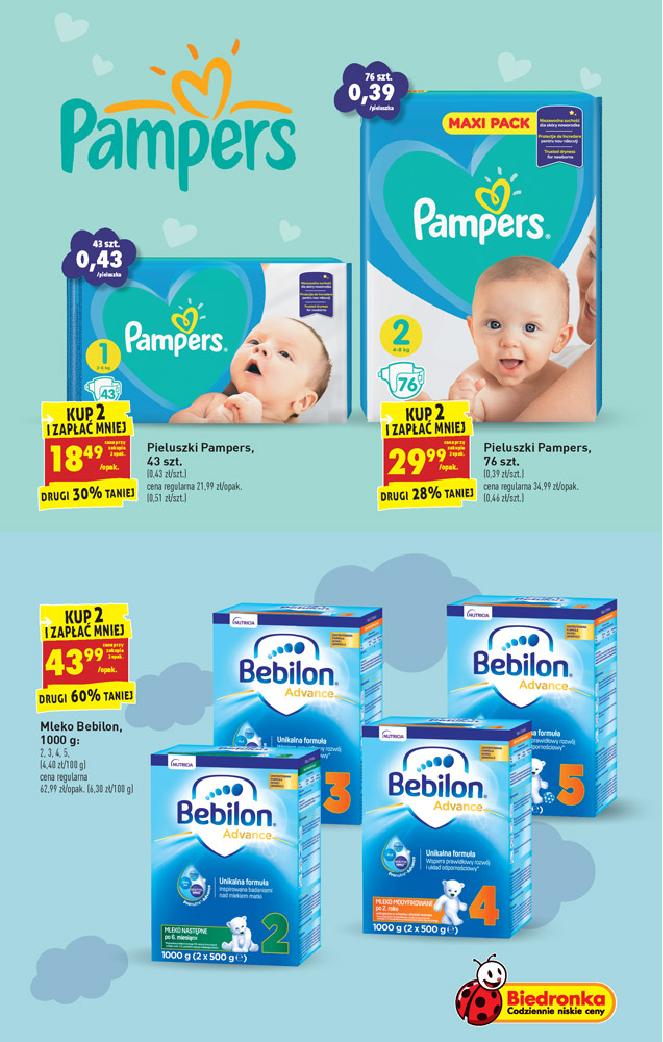 pampers biedronka 2020