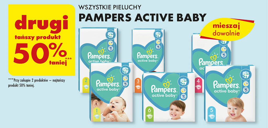 pampers biedronka 49.99