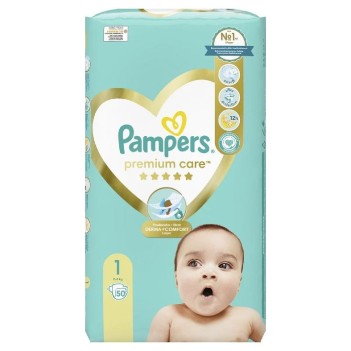 pampers care 1 cena