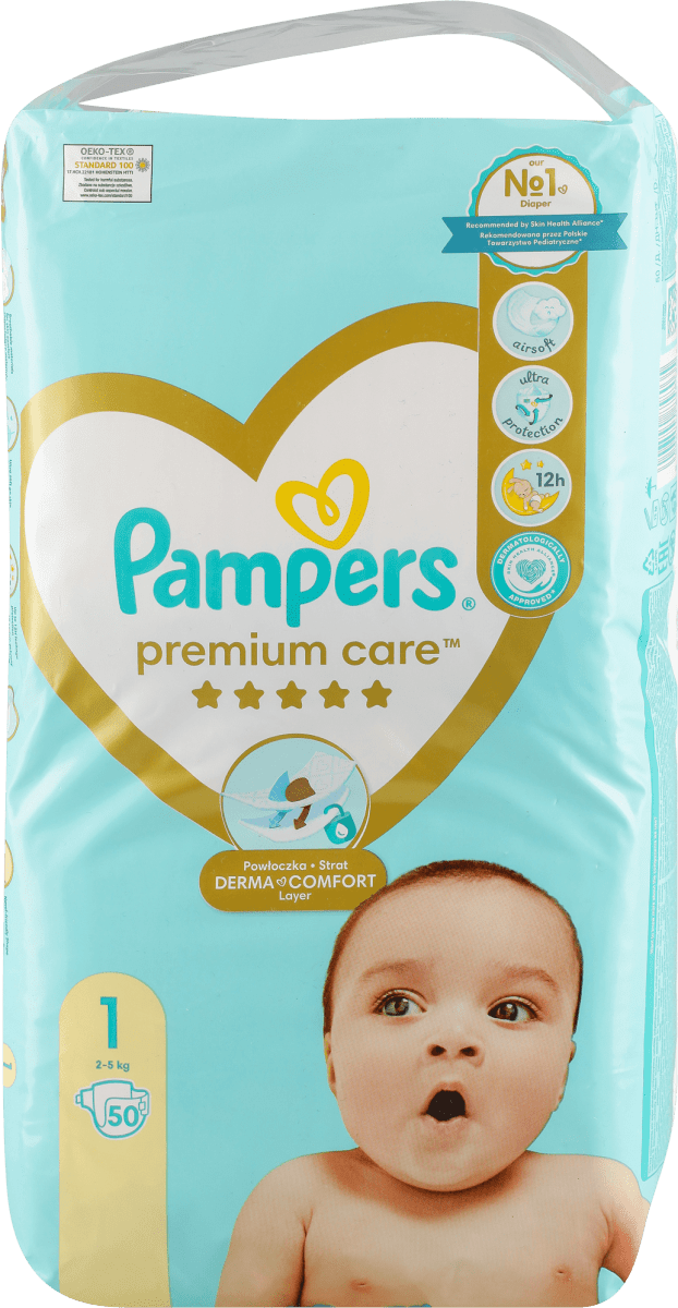 pampers care 1 cena