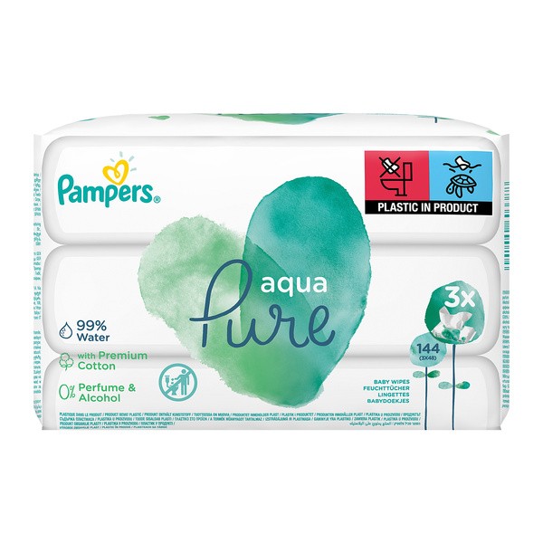 pampers chusteczki nawilżające aqua pure