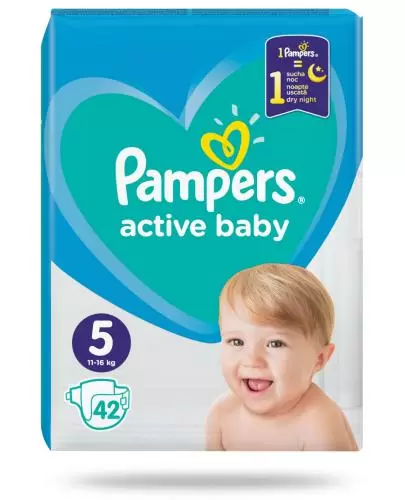 pampers dipers skład