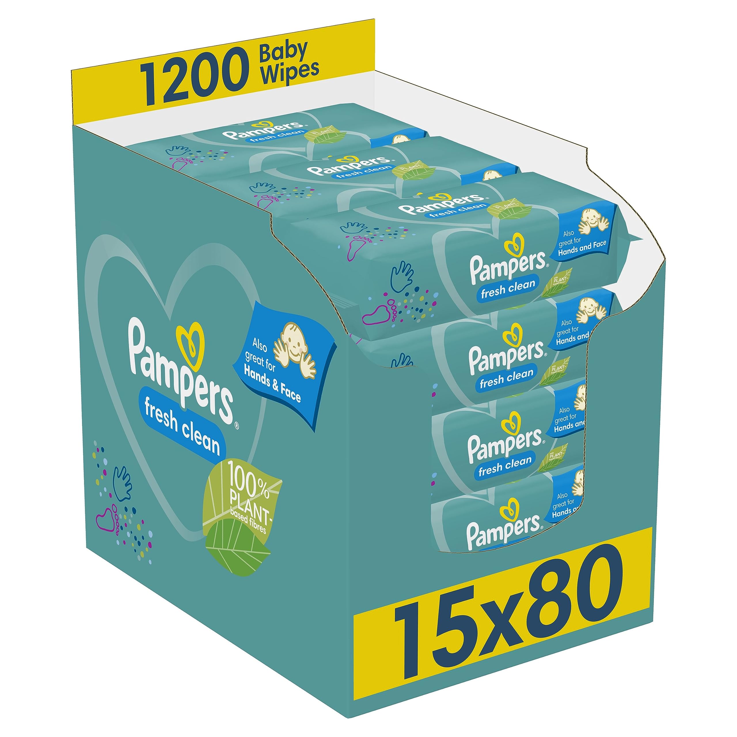 pampers fresh clean 12x