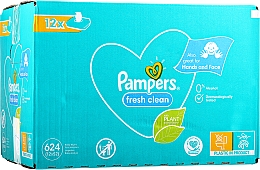 pampers fresh clean 12x