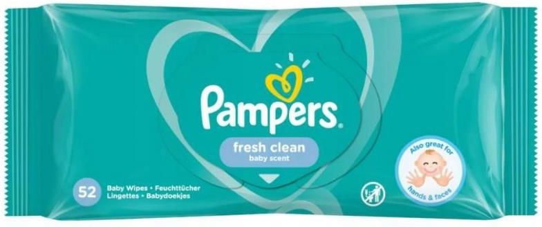 pampers fresh clean chusteczki 4