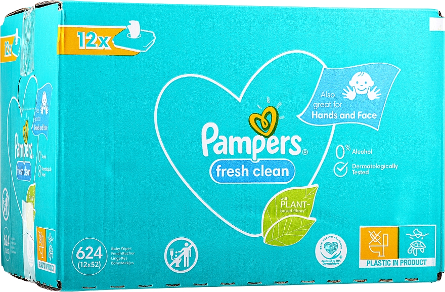 pampers fresh clean chusteczki nawilżane dla niemowląt