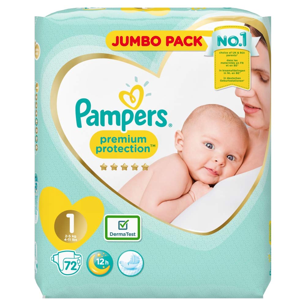 pampers jumbo pack 5 72 sztuki