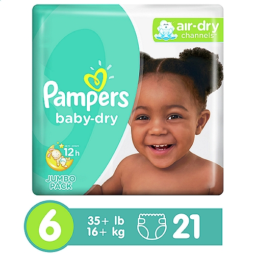 pampers jumbo pack size 0