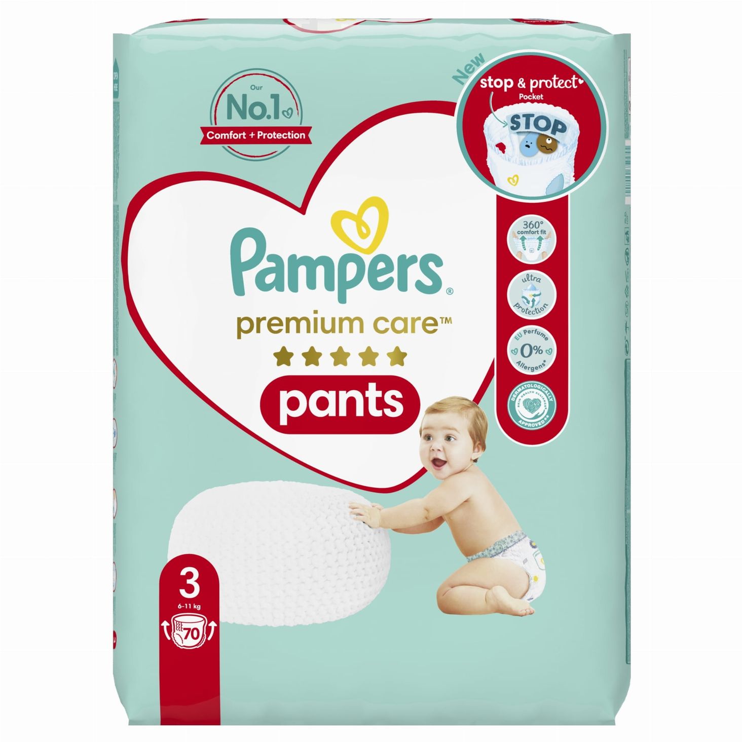 pampers majtki 3