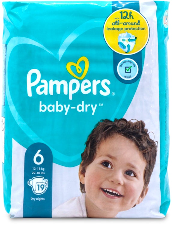 pampers nappies 6