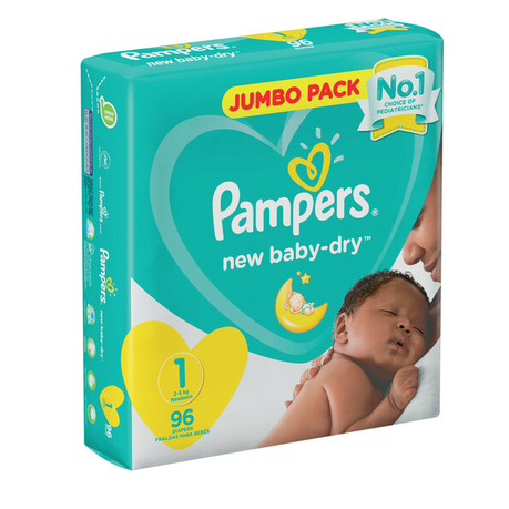 pampers new baby dry 1 96