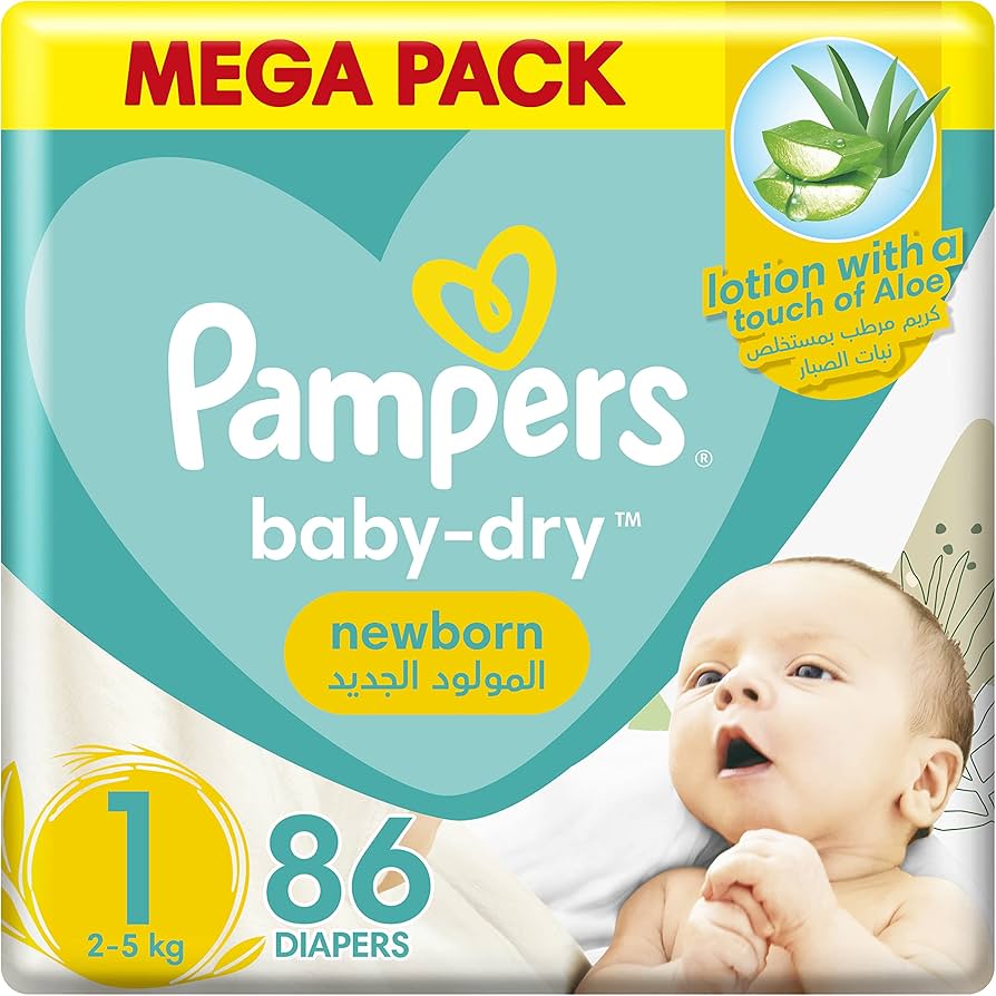 pampers new baby dry 1 megapack