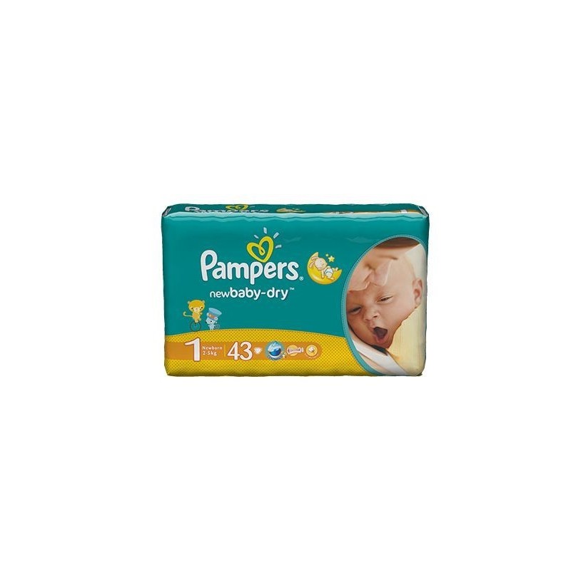 pampers new baby-dry pieluchy nr 1