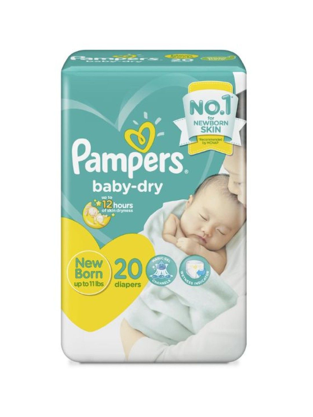 pampers new born dry