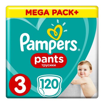 pampers pants 3 120 szt