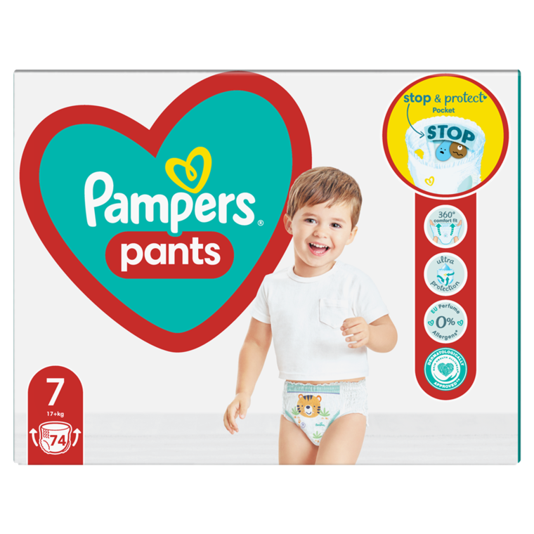 pampers pants 3 74szt