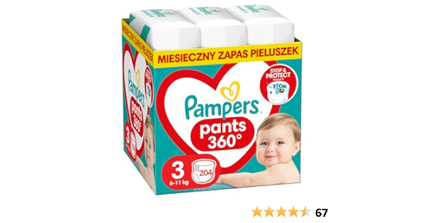 pampers pants 3 zapas miesieczny