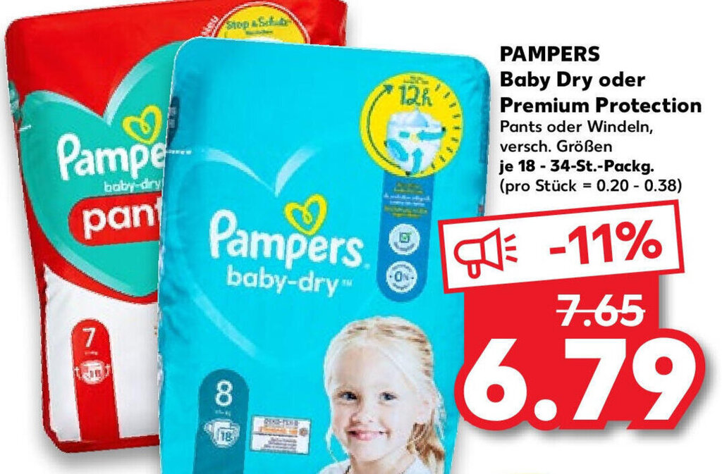 pampers panty kaufland