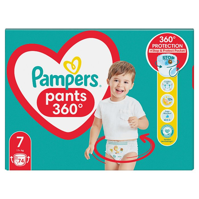 pampers pieluchomajtki xxl