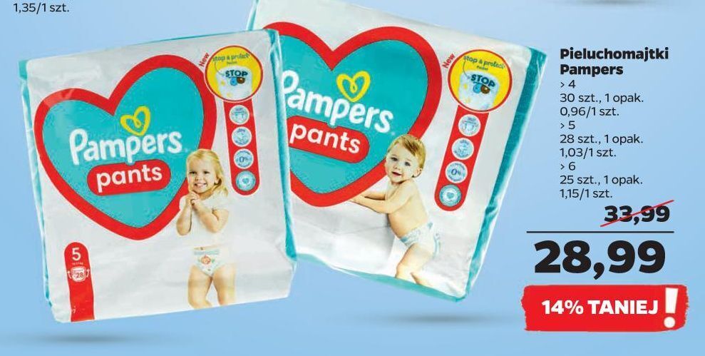 pampers pieluchy netto 69zł