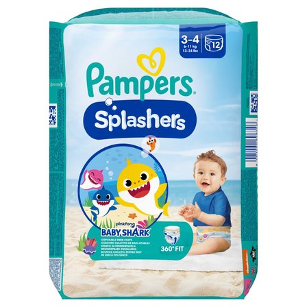 pampers pieluszki do pływania splashers 4