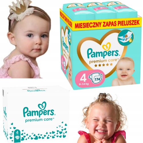 pampers pieluszki zapas 4 174 sztuk