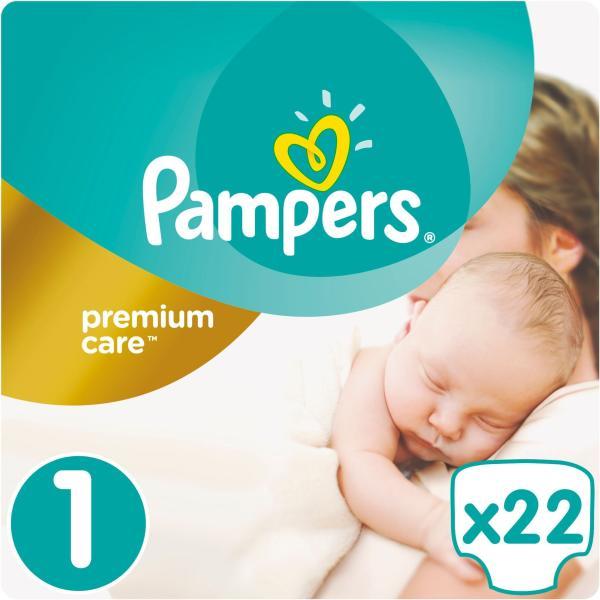 pampers premium care 1 newborn 22 szt