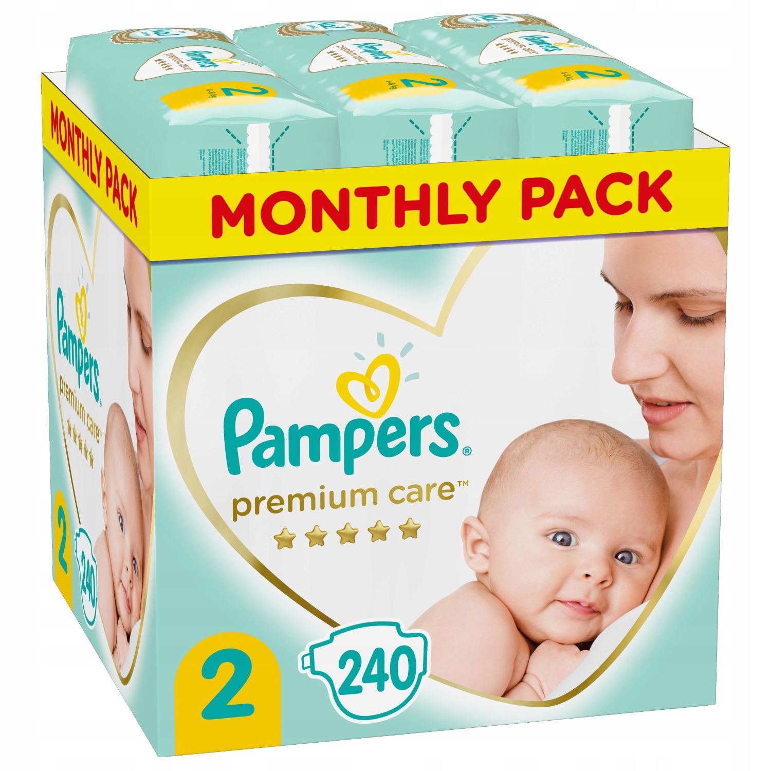 pampers premium care 2 240 szt feedo