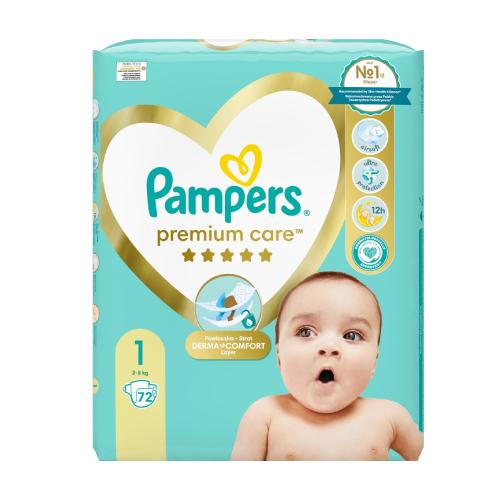 pampers premium care 2 72 cena