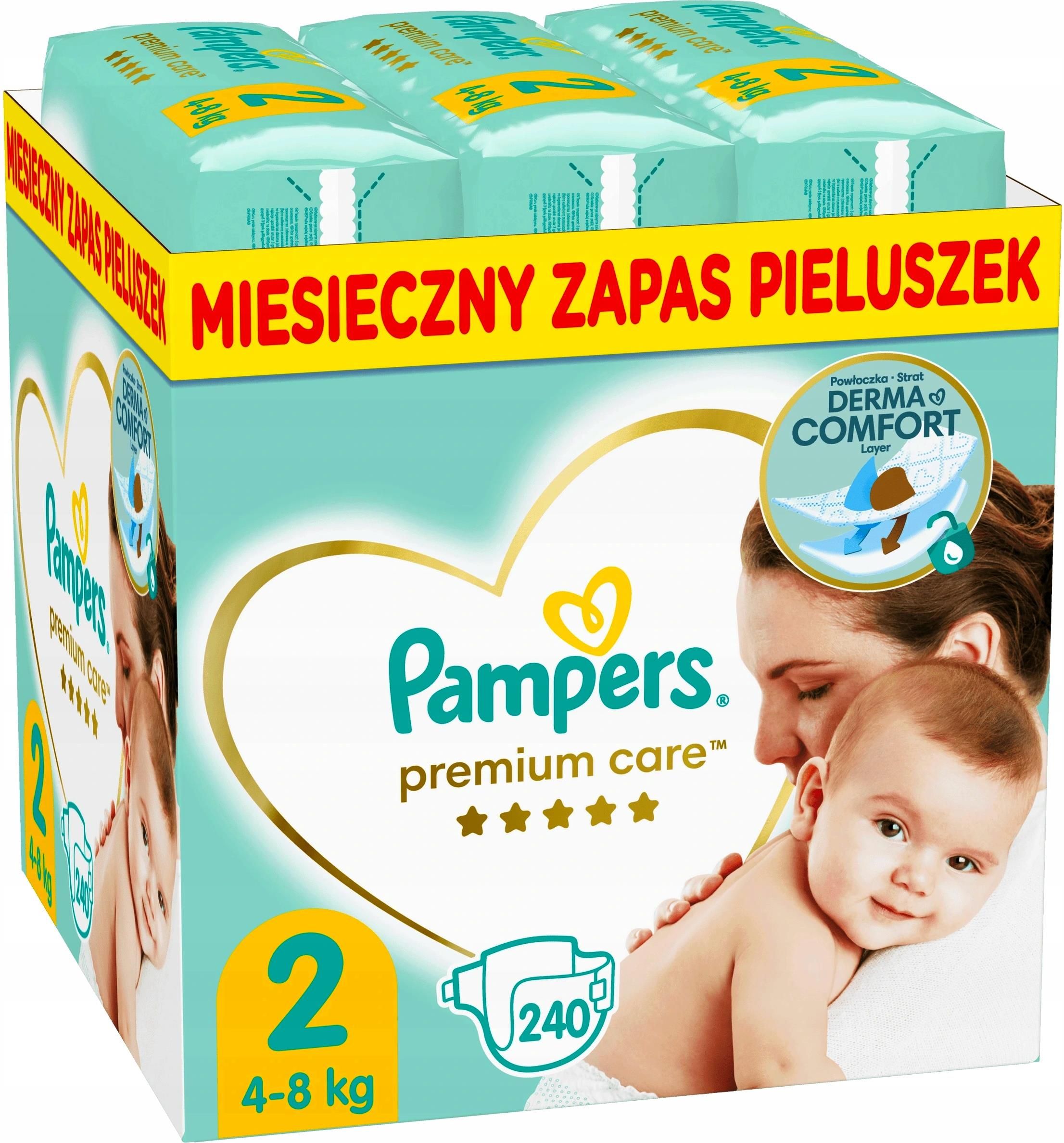 pampers premium care 2 ceneo 240