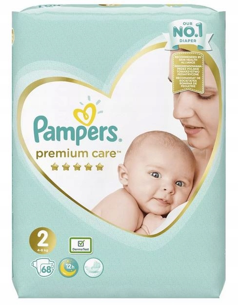 pampers premium care 2 tort