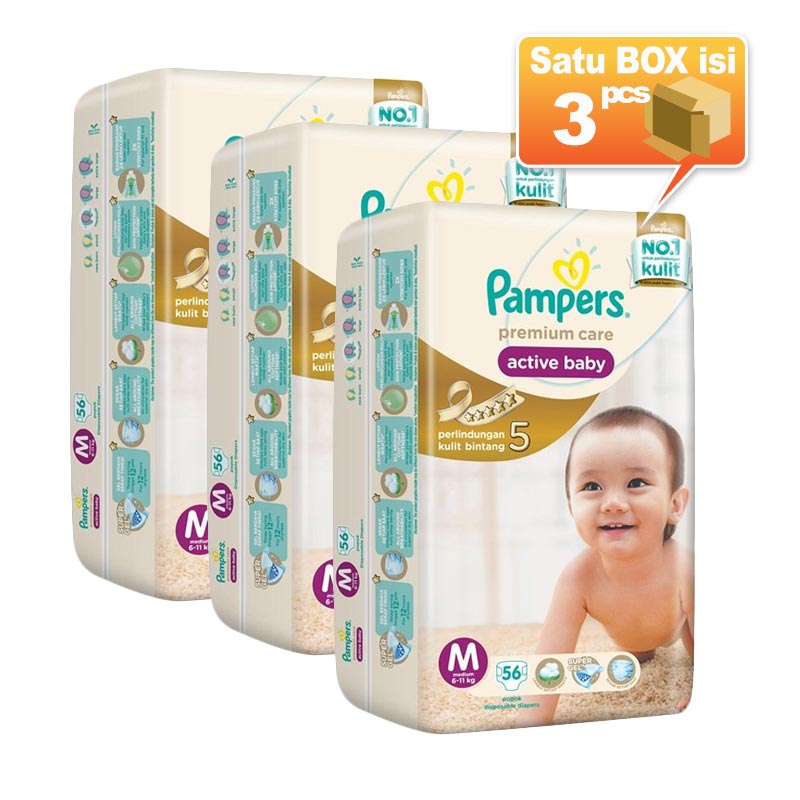 pampers premium care 3 a active baby