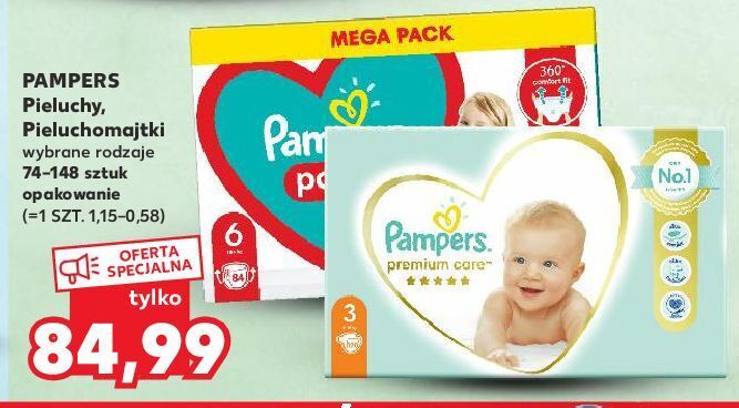 pampers premium care 3 kaufland łuków