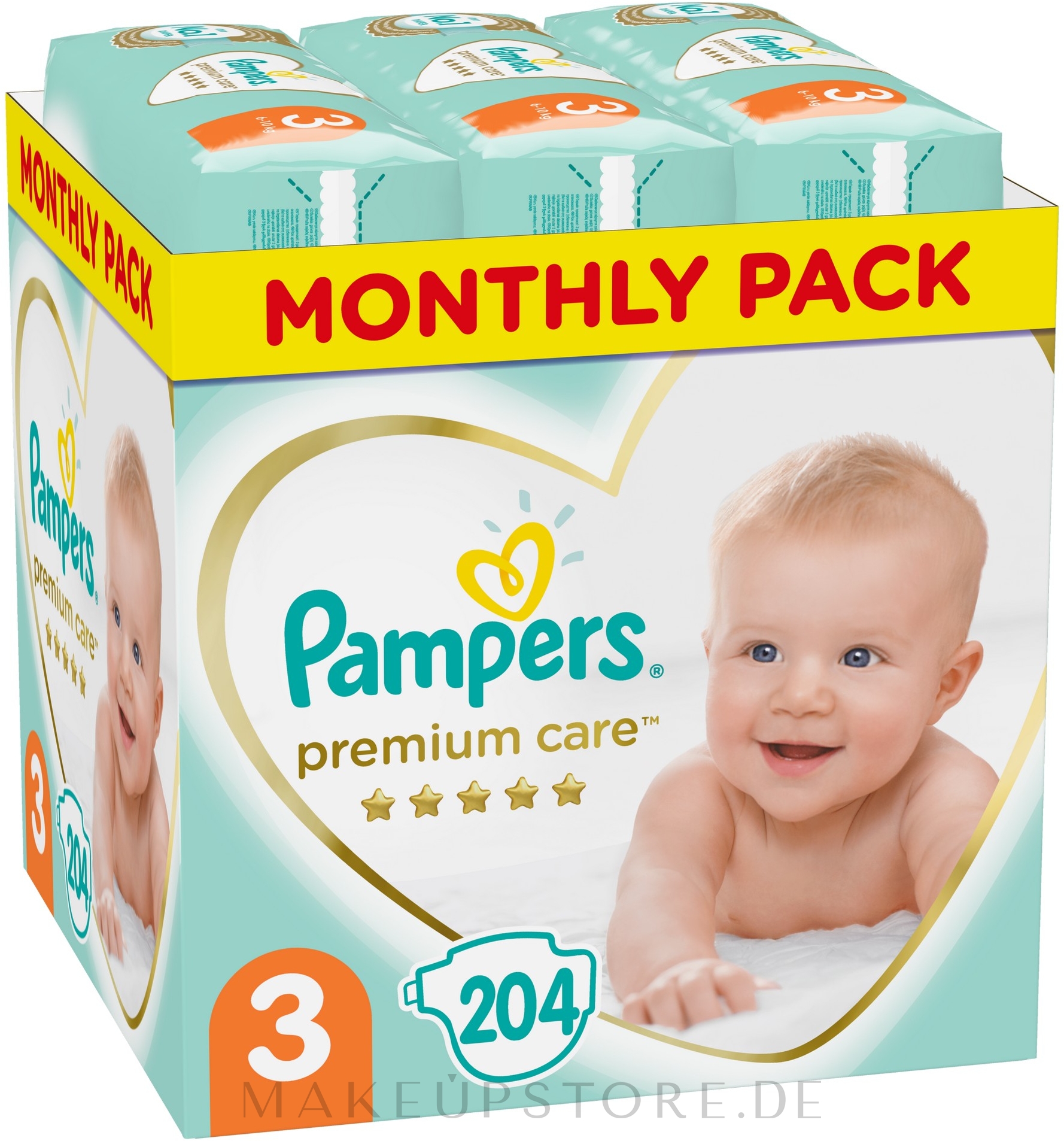 pampers premium care 3 majtaniej