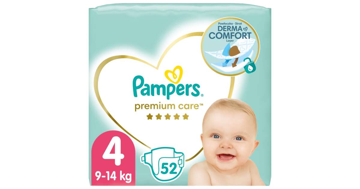 pampers premium care 4 maxi 52