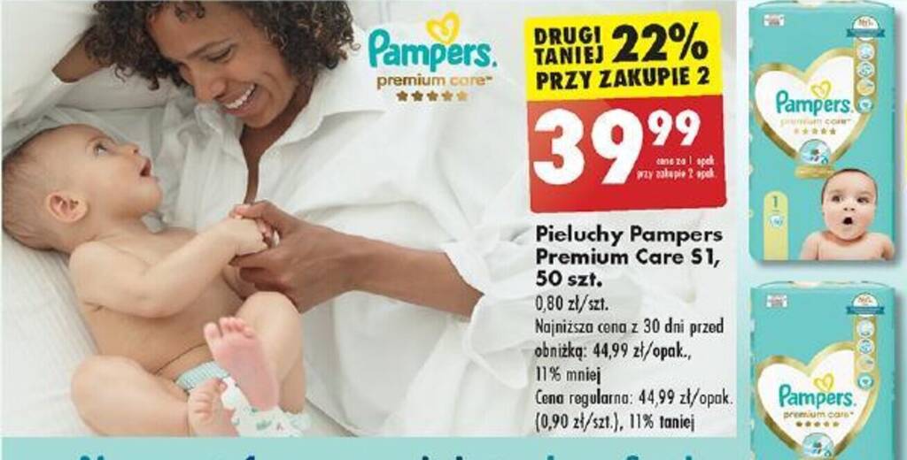 pampers premium care biedronka