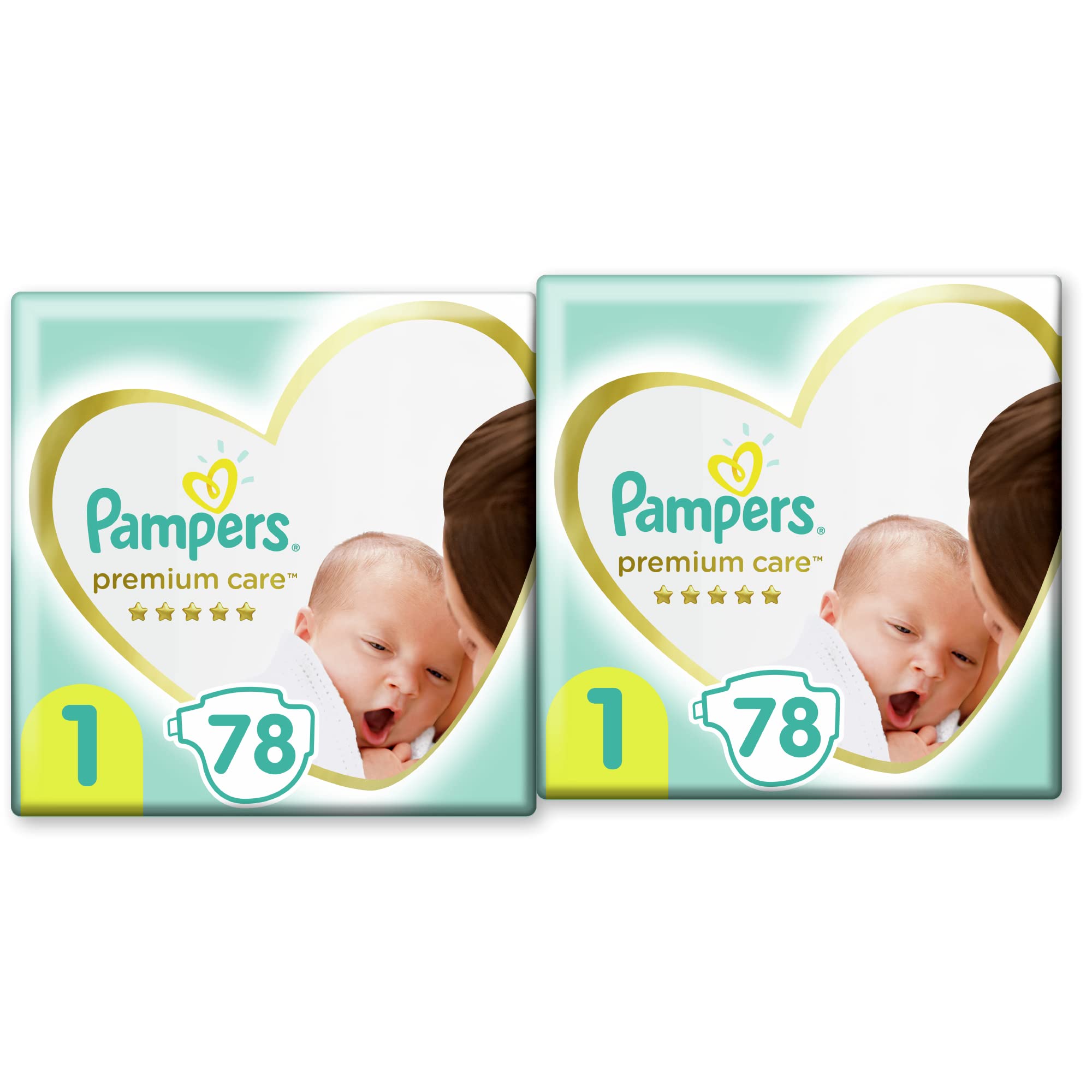 pampers premium care pieluchy 1 newborn 156 szt