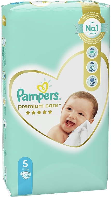 pampers premium care pieluchy rozmiar 5 junior 112