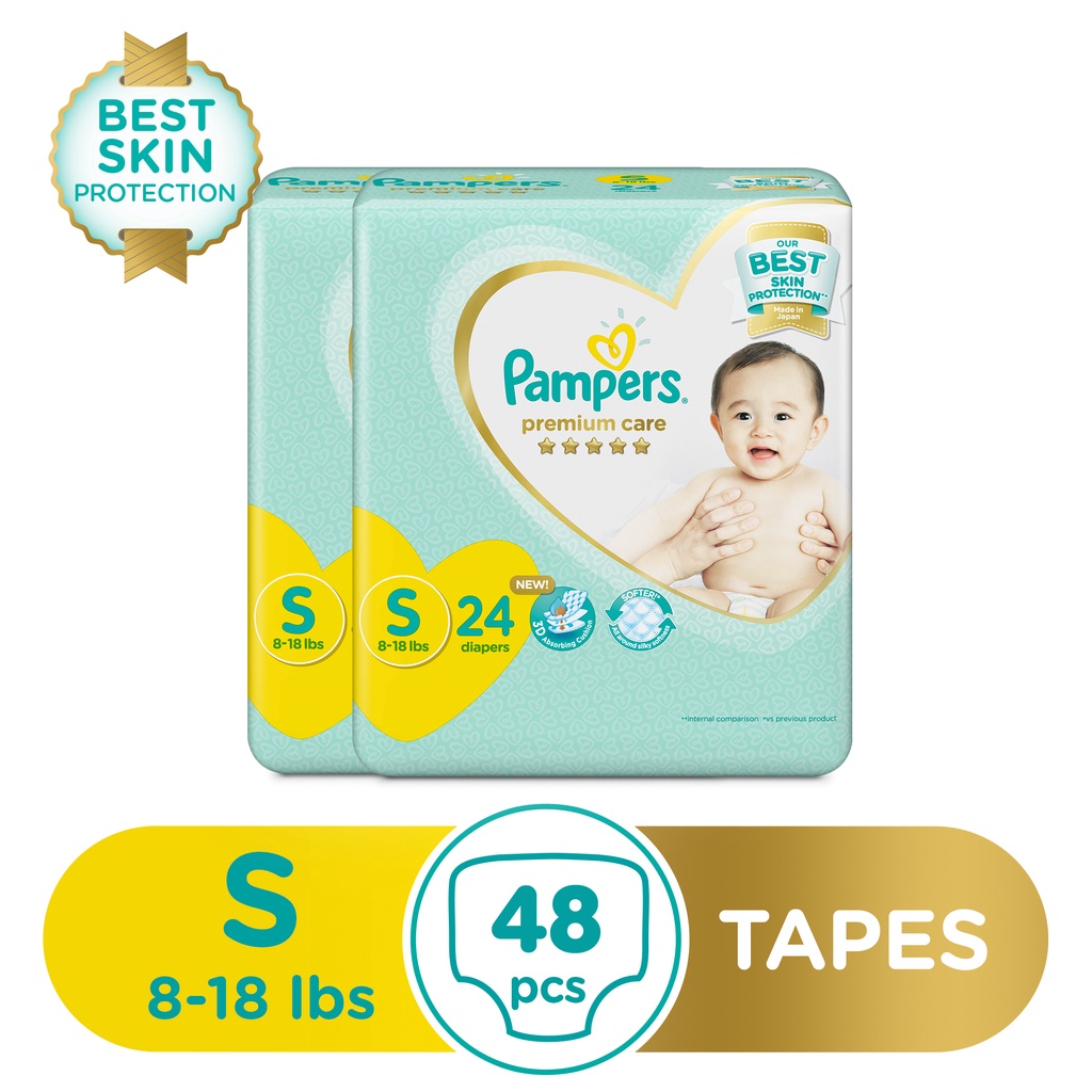 pampers premium care tape