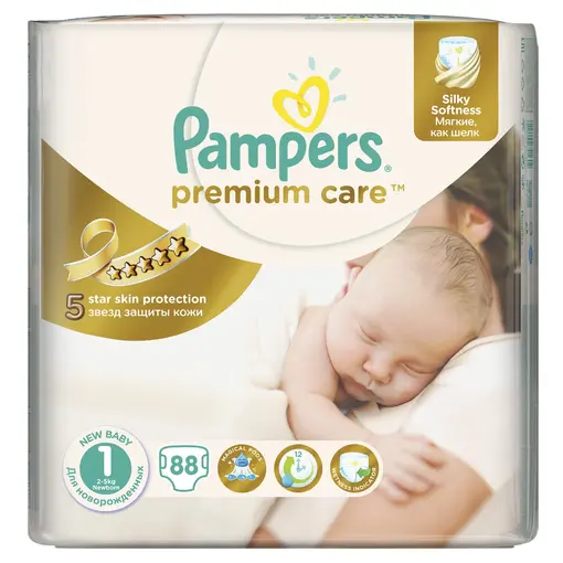 pampers premium newborn 1 88