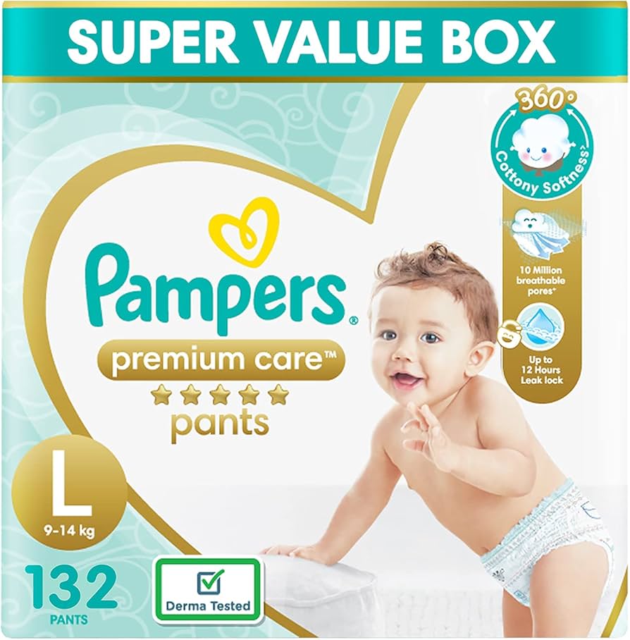 pampers premium pants 6 large